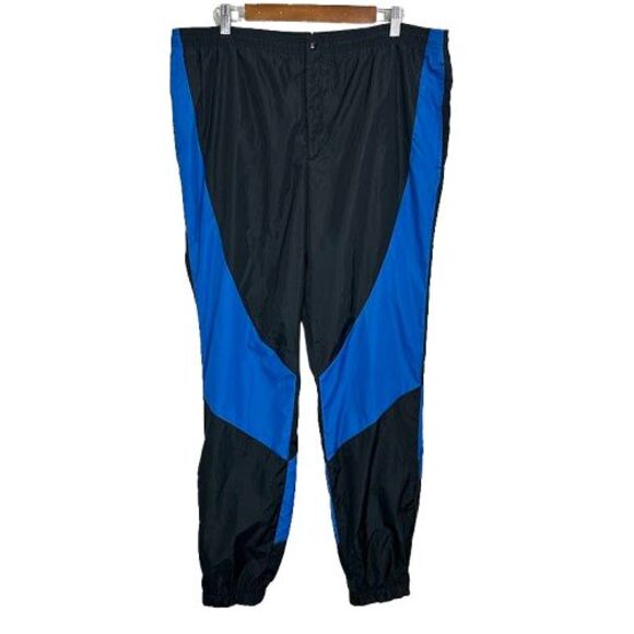 Nike Other - VTG 80s Nike Air Jordan Track Pants Men’s XL Black Blue 1985 Nylon